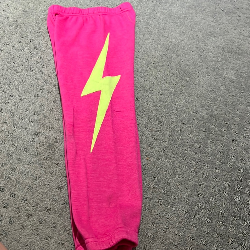 NWT AVIATOR NATION KIDS BOLT SWEATPANTS SIZE 8